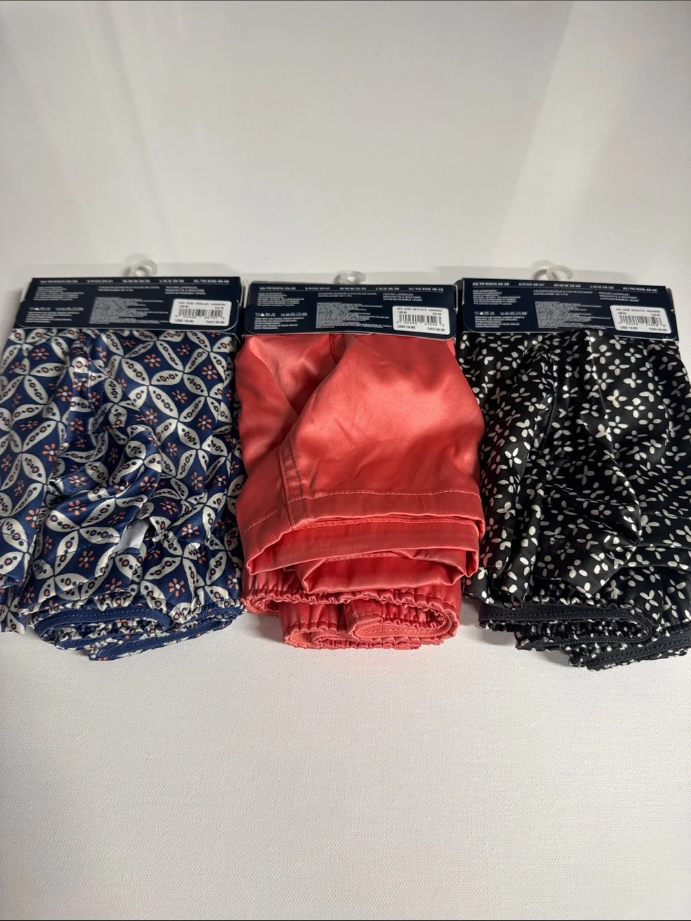 Satin Boxers Mens Medium 3 Pack American Eagle